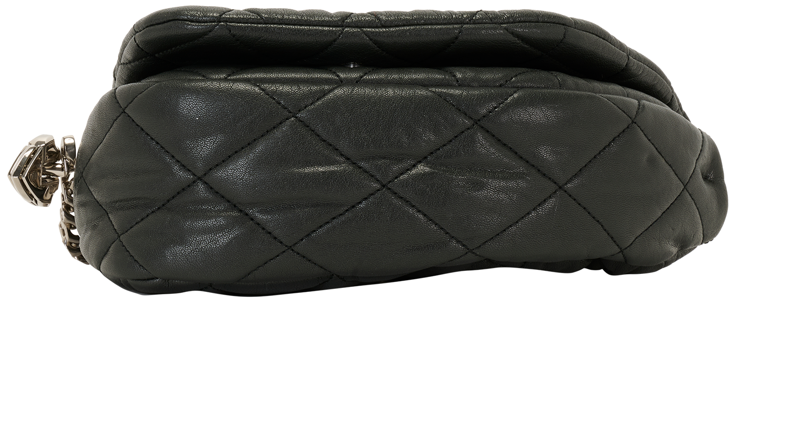 Shield Lock Crossbody, &pound;450, Handbags, Black, Leather, Top view